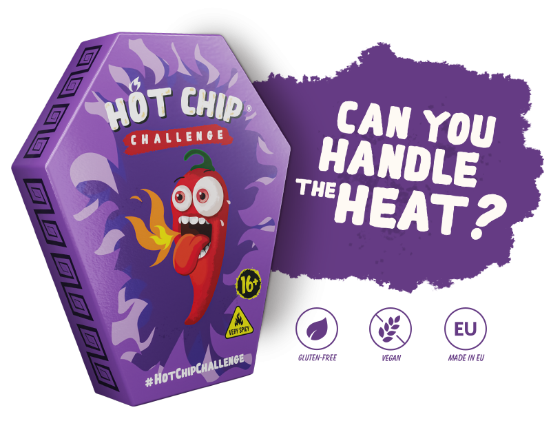 Hot Chip Challenge – Die schärfste Herausforderung der Welt mit Carolina Reaper Pepper & Trinidad Scorpion 5er-Pack