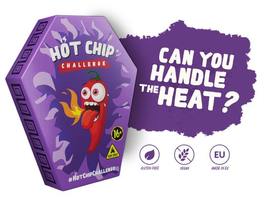 Hot Chip Challenge – Die schärfste Herausforderung der Welt mit Carolina Reaper Pepper & Trinidad 10er-Pack