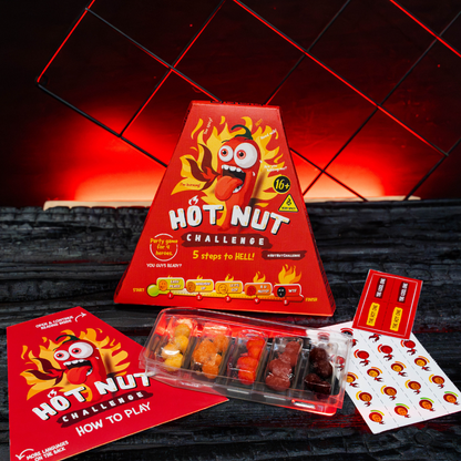 HOT-NUT Challenge – Traust du dich die schärfste Erdnuss-Challenge der Welt anzunehmen? - 5 bizarre Schärfegrade