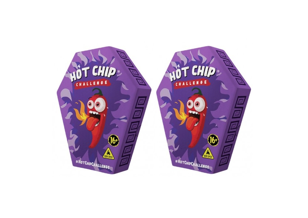 Hot Chip Challenge – Die schärfste Herausforderung der Welt mit Carolina Reaper Pepper &amp; Trinidad Scorpion 2er-Pack