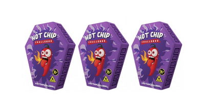 Hot Chip Challenge – Die schärfste Herausforderung der Welt mit Carolina Reaper Pepper &amp; Trinidad Scorpion 3er-Pack