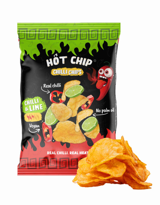 HOT CHIP - Chips Chili & Limette 80g