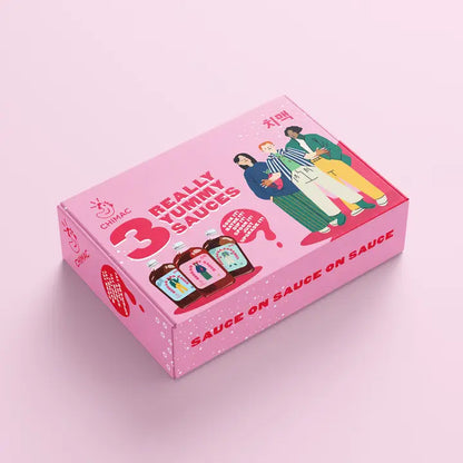 CHIMAC Korean Hot Sauce 3er-Pack - Großes Geschenkset
