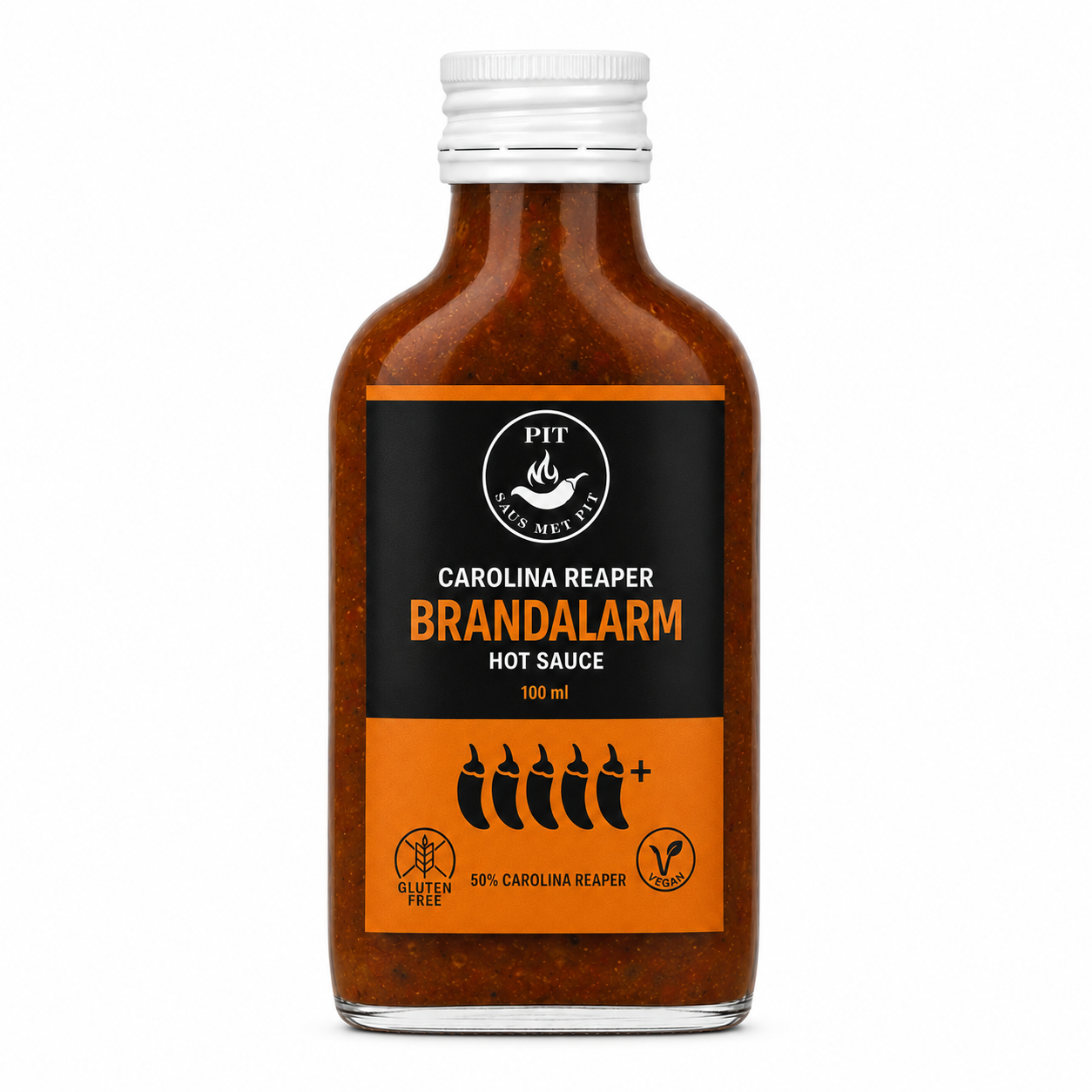 Brandalarm - Carolina Reaper Hot Sauce mit 2,2 Millionen Scoville - 100ml