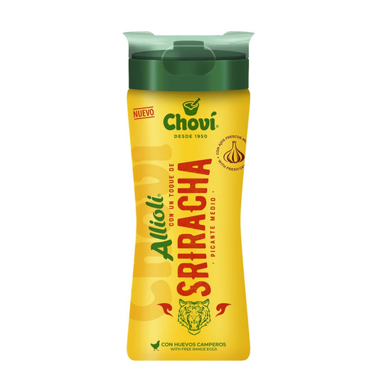 Choví Allioli Sriracha - Pittige Aioli met Knoflook - 250 ml