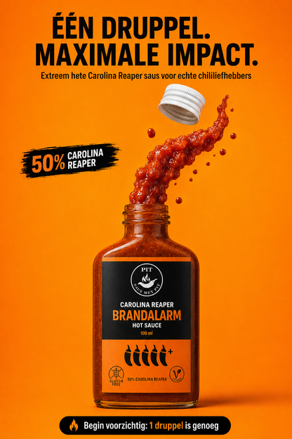 Brandalarm - Carolina Reaper Hot Sauce mit 2,2 Millionen Scoville - 100ml