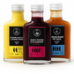 Sauce mit Kern – Carolina Reaper | Ghost Pepper &amp; Blaubeeren | Madame Jeanette &amp; Mango Hot Sauce – 3er-Pack