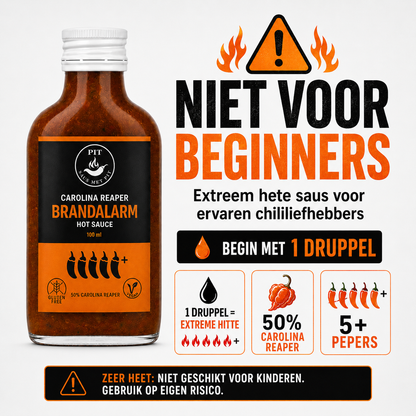 Brandalarm - Carolina Reaper Hot Sauce mit 2,2 Millionen Scoville - 100ml