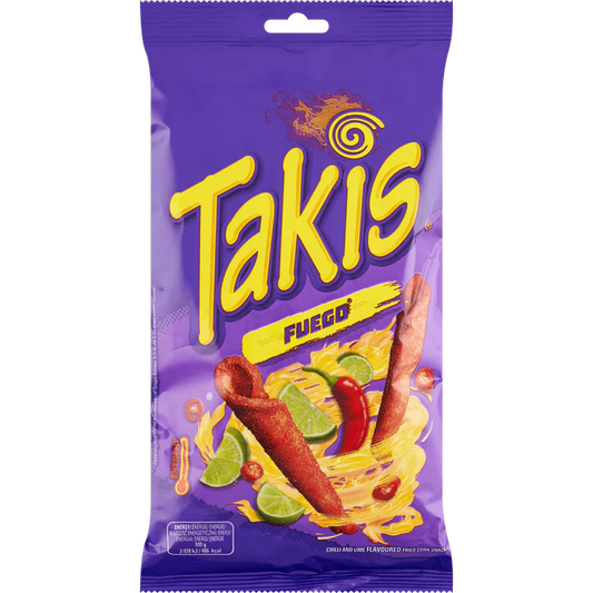 Takis Fuego Chilli and Lime 100g