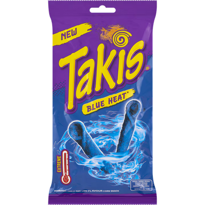 Takis Blue Heat Würzige Chili- und Limetten-Chips 100 g