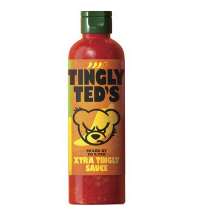 Tingly Teds extra prickelnde scharfe Sauce, 265 g