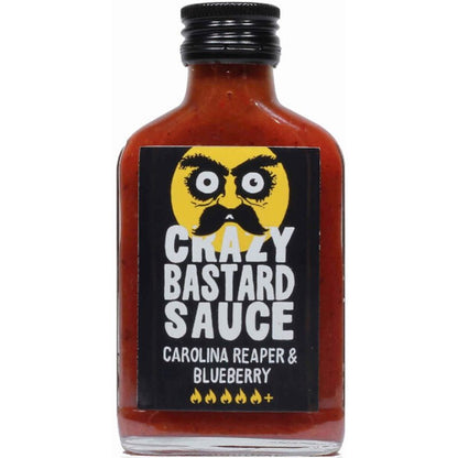 Crazy Bastard Sauce - Carolina Reaper & Heidelbeere 100ml
