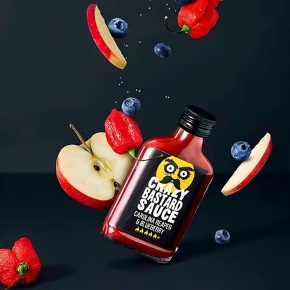 Crazy Bastard Sauce - Carolina Reaper & Heidelbeere 100ml