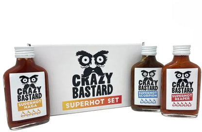 Crazy Bastard Superhot 3er-Set mit Carolina Reaper