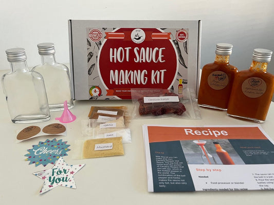 Sauce mit Pfiff – Carolina Reaper Hot Sauce DIY Set – Machen Sie Ihre eigene Hot Sauce 