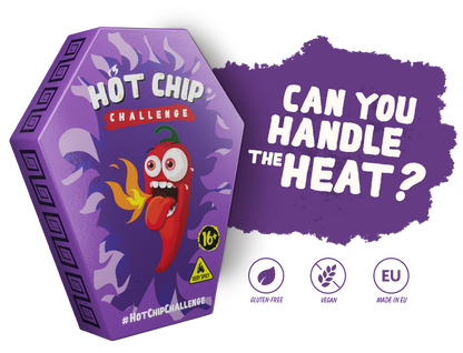 Hot Chip Challenge – Die schärfste Herausforderung der Welt mit Carolina Reaper Pepper &amp; Trinidad 10er-Pack