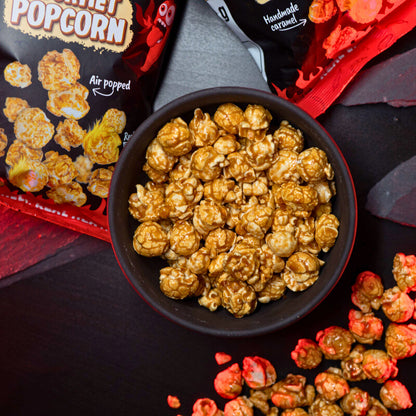 Scharfes Karamell-Popcorn 120 g – Süßes Karamell-Popcorn mit Habanero