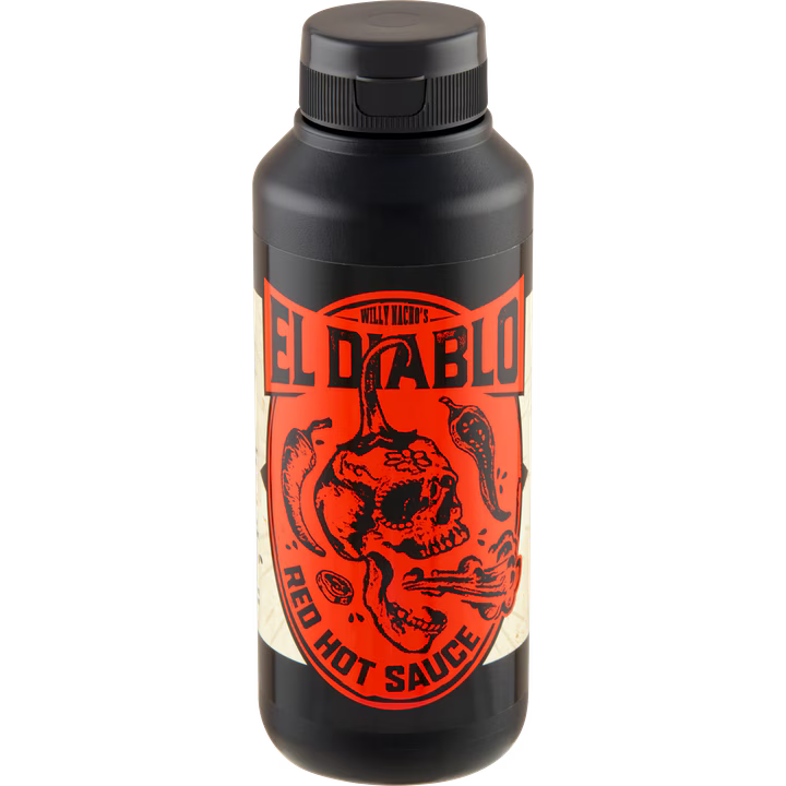 Willy Nacho El Diablo Red Hot Sauce 265 ml