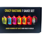 Crazy Bastard Hot Sauce Set – Complete Hot Saus Collectie 7 x 100 ml