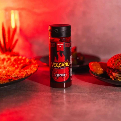 Volcano Hot Sauce Ketchup – Würziger Ketchup mit feurigem Chili-Kick