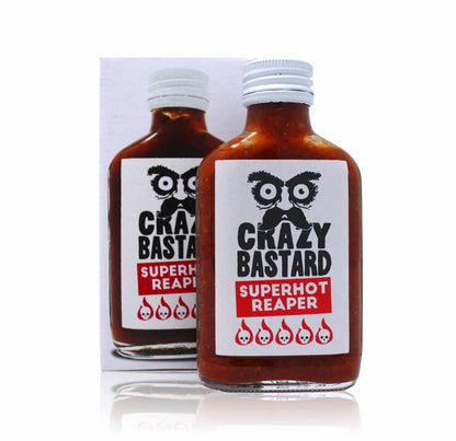 Crazy Bastard Hot Sauce - Superhot Carolina Reaper Soße