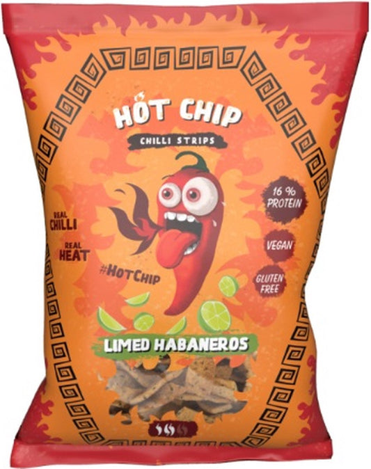 HOT CHIP - Habanero-Chips mit Limette und Chili - 40.000 Scoville - 80 Gramm